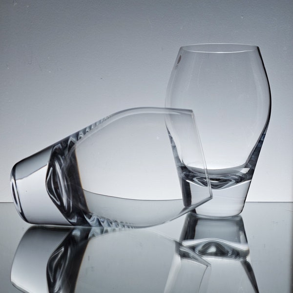 Pair of Iittala beer glass 15 Oz "Stella" by Elina Joensuu