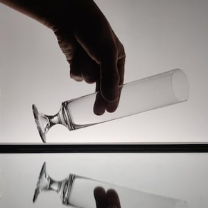 Set of six champagne glass by Tapio Wirkkala, Iittala 1960s