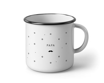 Emaille Tasse Papa