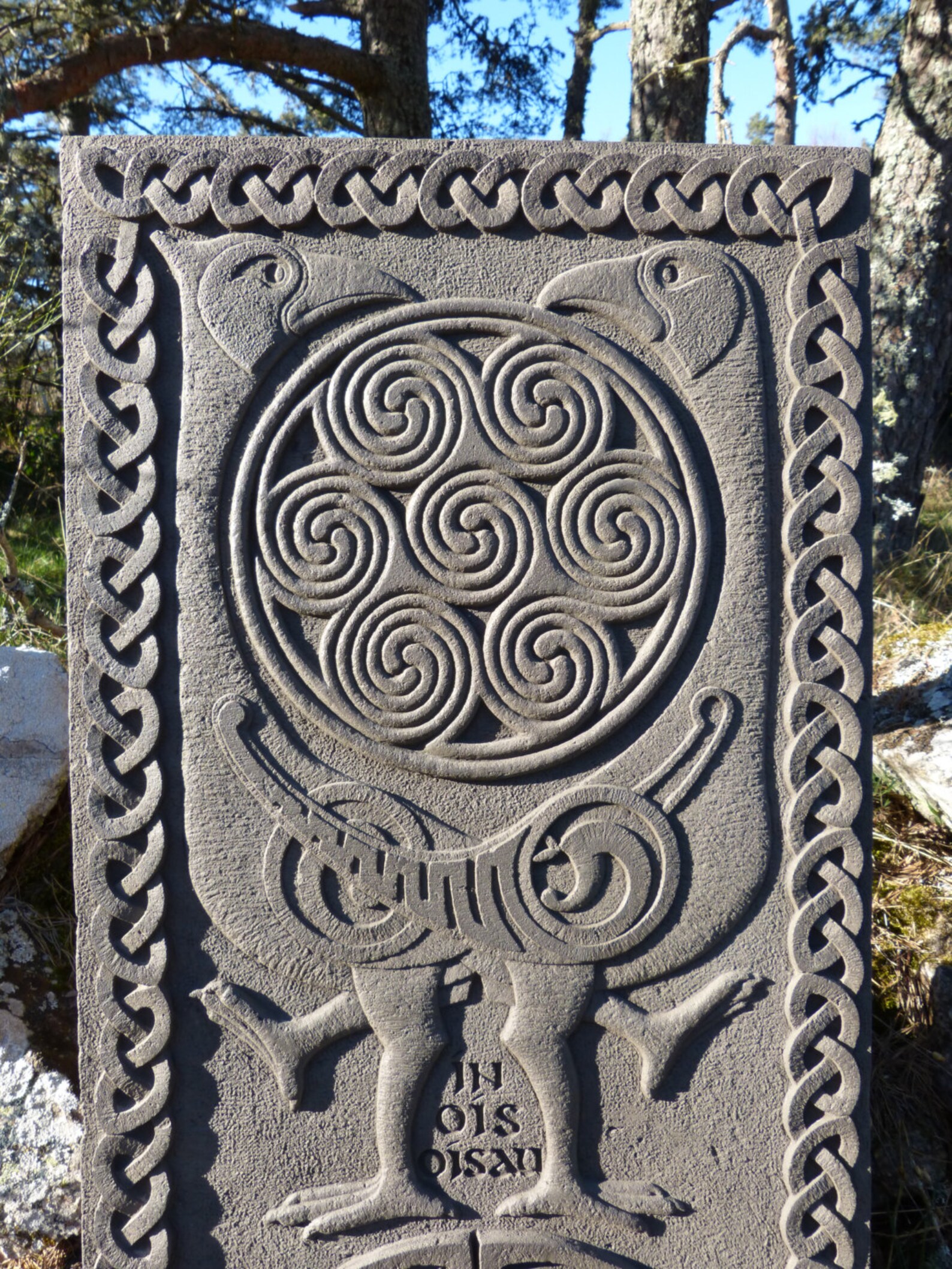 Celtic Stone Sculpture Etsy