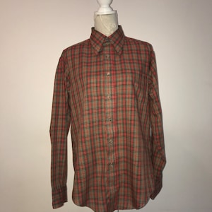 Camisa de cuadros para hombre de los años 90, de algodón, estilo vaquero occidental, de manga larga, informal, campestre, para uso diario, rústica, color rojo y amarillo, talla grande