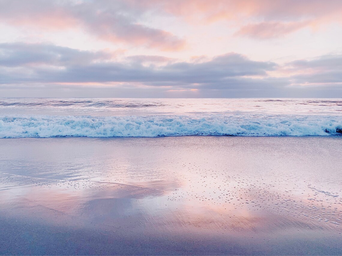 Carmel Beach Sunset at Carmelbythesea Beach Etsy