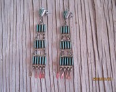 VINTAGE ZUNI EARRINGS