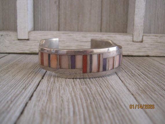 Navajo Bracelet-Very Unique, Multi-stone