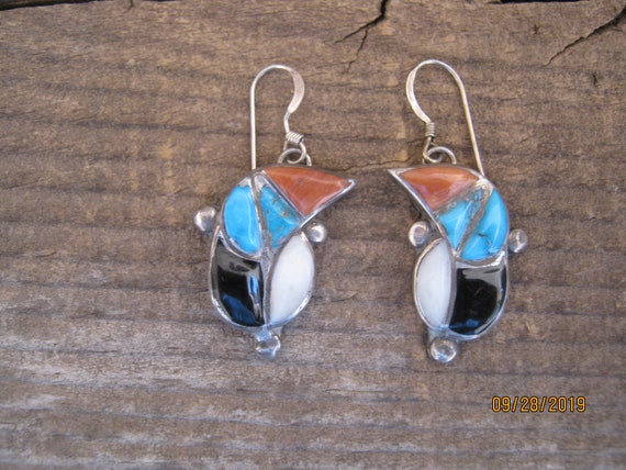 VINTAGE ZUNI EARRINGS