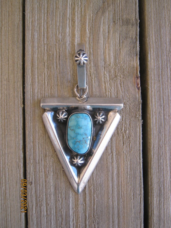 VINTAGE NAVAJO PENDANT - image 5