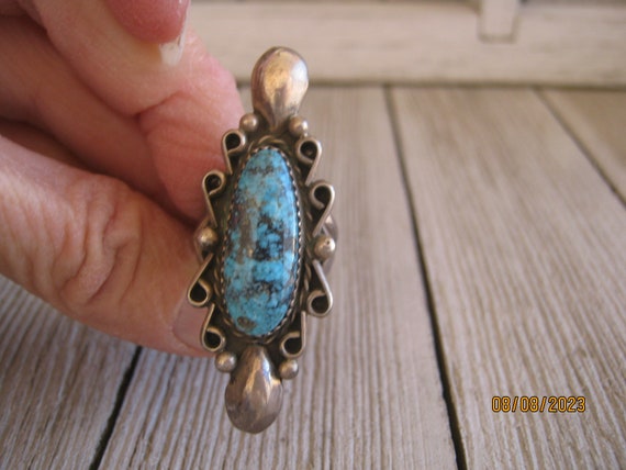 NAVAJO TURQUOISE RING - image 9