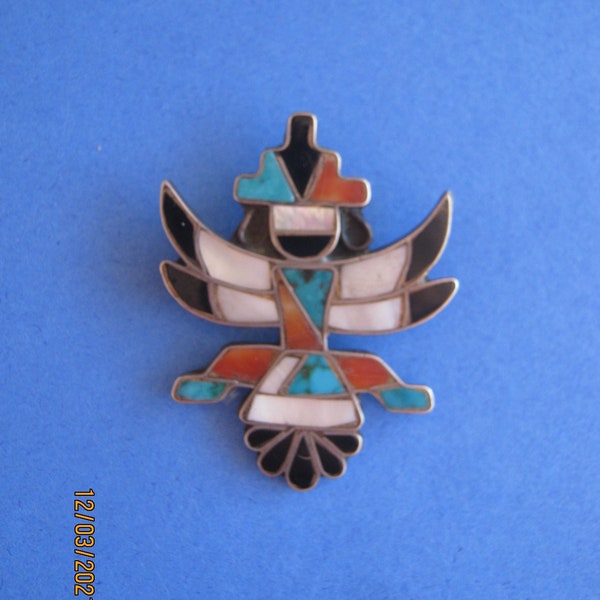 Vintage Zuni Pin/Pendant-1950's