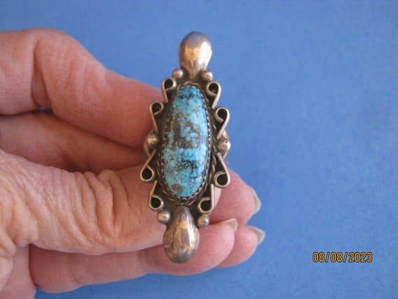 NAVAJO TURQUOISE RING - image 5