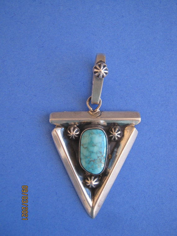 VINTAGE NAVAJO PENDANT - image 6