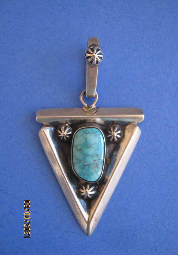 VINTAGE NAVAJO PENDANT - image 2