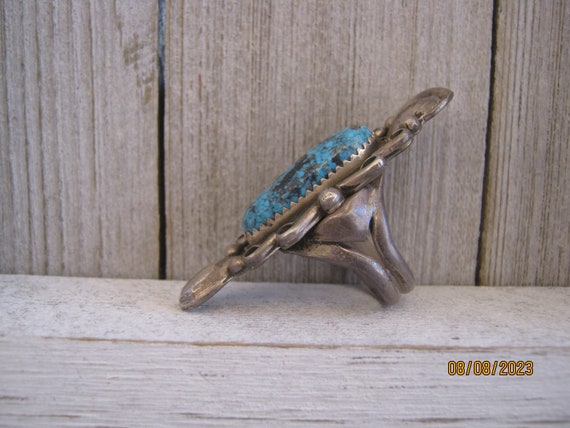 NAVAJO TURQUOISE RING - image 6