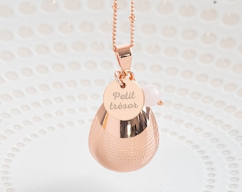 Pregnancy bola drop color of your choice personalized engraving fine pearl future mother