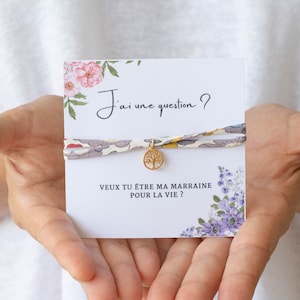 Godmother Bracelet Do you want to become my Godmother? Birth announcement bracelet, Godmother request bracelet