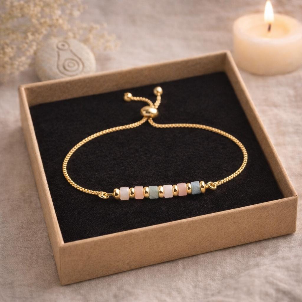Bracelet Femme Acier Inoxydable Pendentif Bébé - Cadeau Grossesse Et Maman InSCINTILLE