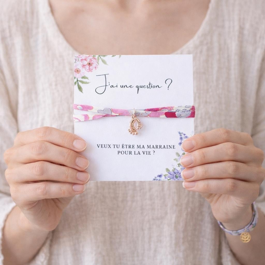 Bracciale In Acciaio Inossidabile Con Incisione “Vuoi Essere La Mia Madrina?” – Regalo Per Futura Madrina, Annuncio Nascita O Battesimo - 2