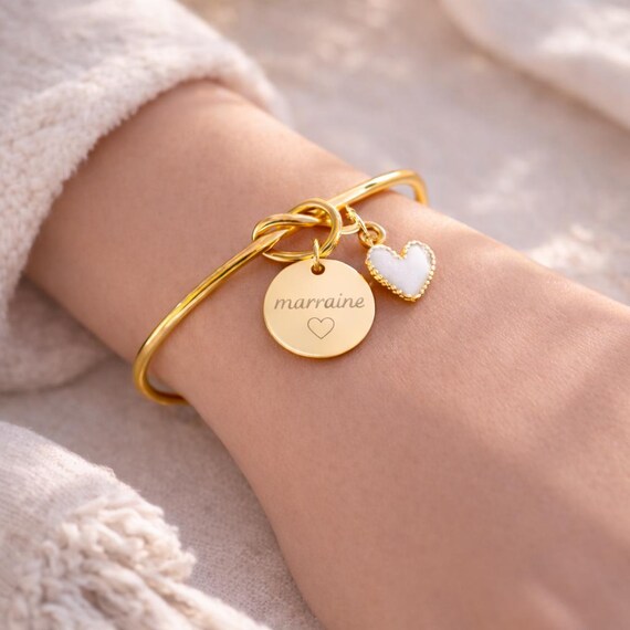 Bracciale con nome personalizzato • Bracciale con nome personalizzato in oro per donna • Regalo di gioielli unico per lei, mamma, moglie, fidanzata - Italia