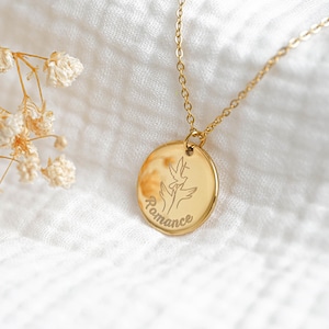 Collar personalizado con medallas para grabar Bautismo, collie nombre paloma