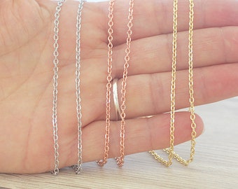 smooth chain color of your choice stainless steel rose gold silver gold pregnancy bola