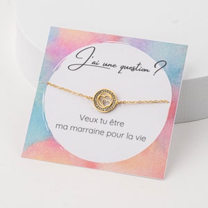 Bracelet Godmother Do you want to become my Godmother? Birth Announcement Bracelet, Sponsor Request Bracelet