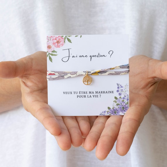 Bracelet Marraine Veuxtu Devenir ma Marraine Bracelet Etsy France