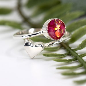 Heart and Ashes Memorial Ring. Visit www.samfirememorials.co.uk if using human ashes. For pet remains only.
