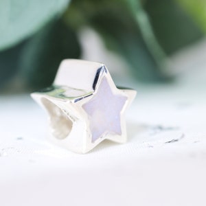 Star Memorial Charm. For orders involving human ashes go to www.samfirememorials.co.uk. For pet remains only.