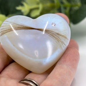 Memorial Heart Paperweight / Ornament for Hair