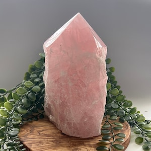 Rose Quartz Lamp  7&quot; T x 3.61&quot; W x 3.12&quot; D