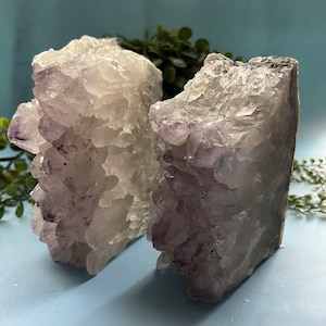 Amethyst Bookends, 2 pieces, Total weight is Approximately 5.5 lbs.
