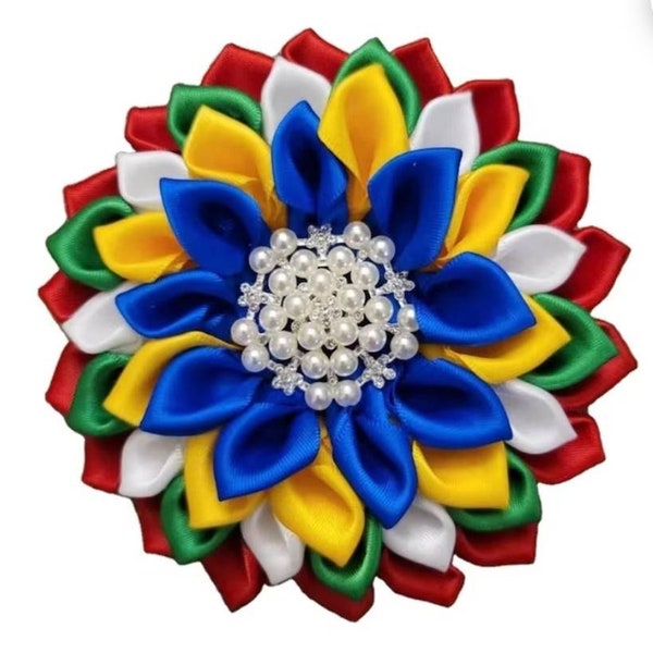 OES Flower Brooch