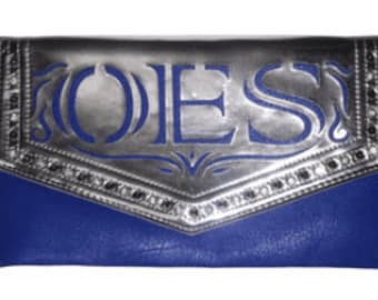 OES Blue Clutch Purse