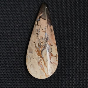 AGATE Petrified palm wood cabochon - natural - beige brown colored - from Java - Indonesia - Gemstone cabochon - mirror polished - 5.2 g