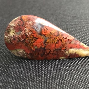 MOSS Agate Indonesia Cabochon scenic landscape Agate - Natural - hand made - amazing specimen - multiple colors - mirror polished - 9.3 g