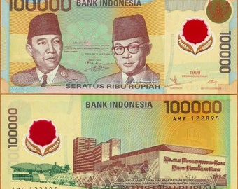 インドネシア 100 ルピア IDR - ヴィンテージ - 流通紙幣 - Seratus