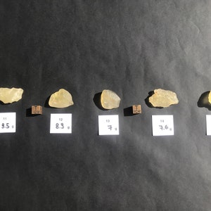 Libyan Desert Glass individual specimens - choose from the selection - Top GEM AAA quality absolutely translucent - 7 - 7 - 8 - 8 - 9 g