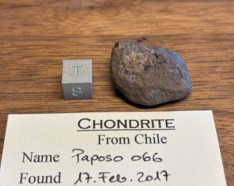 Meteorite PAPOSO 066 - Chondrite H5 - found 2017 in Chile - TKW 1.8 kg - fragment - 14 g