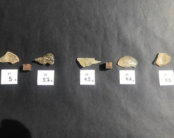Libyan Desert Glass individual specimens - choose from the selection - Top GEM AAA quality absolutely translucent  - 5.0 - 5.7 g