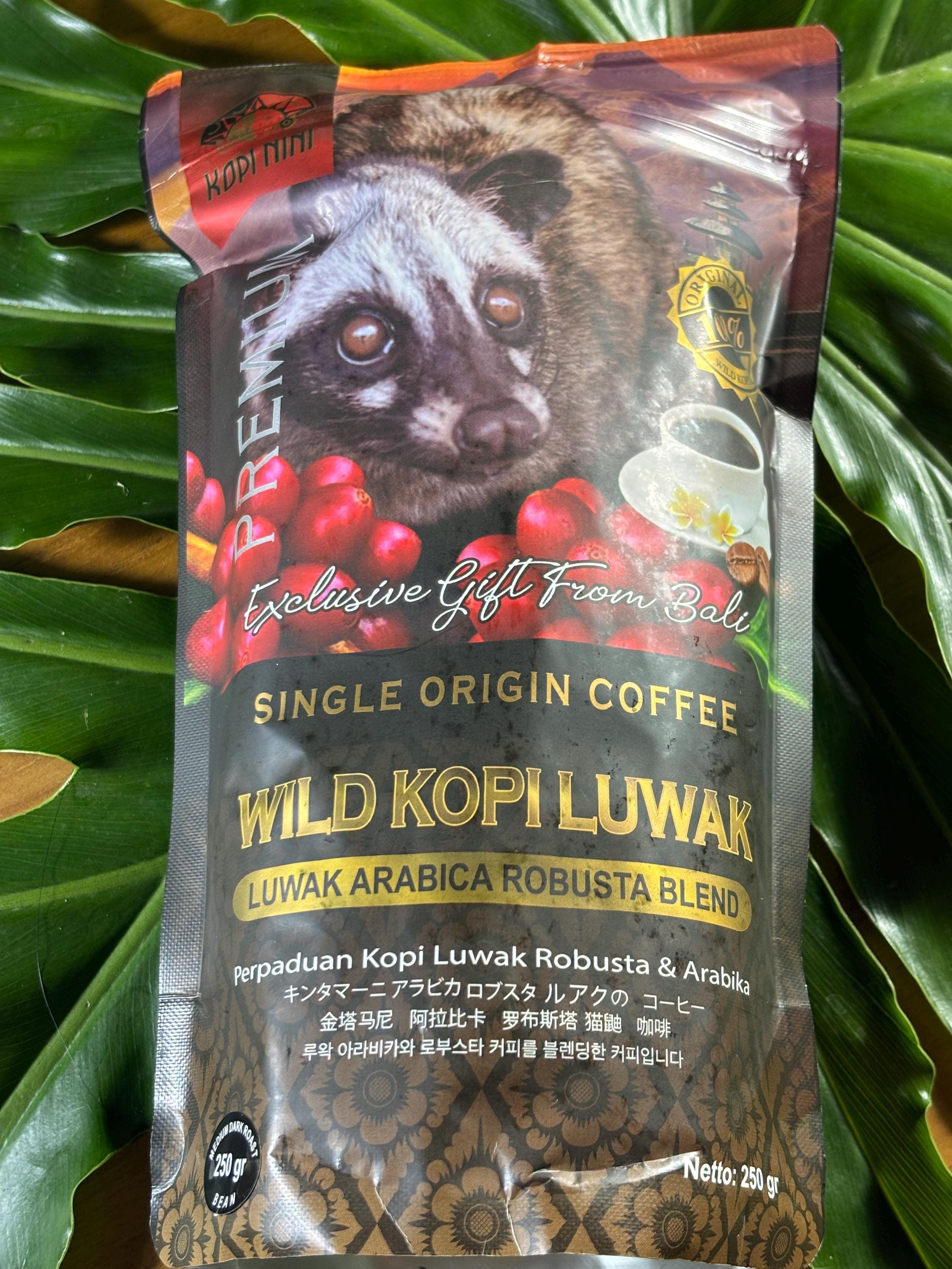 LUWAK Coffee - Luwak Coffee Roasted Beans From Bali Indonesia