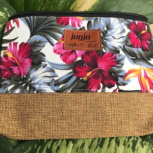 Indonesische BATIK Tasche von Yogyakarta Unikat - Handarbeit - Tolle Stil und Farben - Baumwolle - Handtasche - mit Reißverschluss zu schließen - Gewicht 35 g