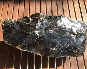 3,5 kg Blaues Bernsteinstück: Indonesischer Sumatra-Bernstein
