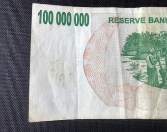 未使用 2004年 希少レア ジンバブエドル 1万ドルトラベラーズチェック ヴィンテージジンバブエ1億ドル紙幣：希少コレクターズノート - Etsy 日本
