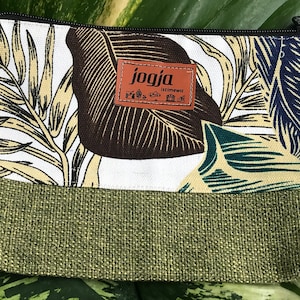 Indonesische BATIK Tasche von Yogyakarta Unikat - Handarbeit - Tolle Stil und Farben - Baumwolle - Handtasche - mit Reißverschluss zu schließen - Gewicht 35 g