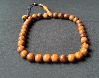 Handmade Indonesian Hardwood Prayer Beads: Misbaha Tasbih
