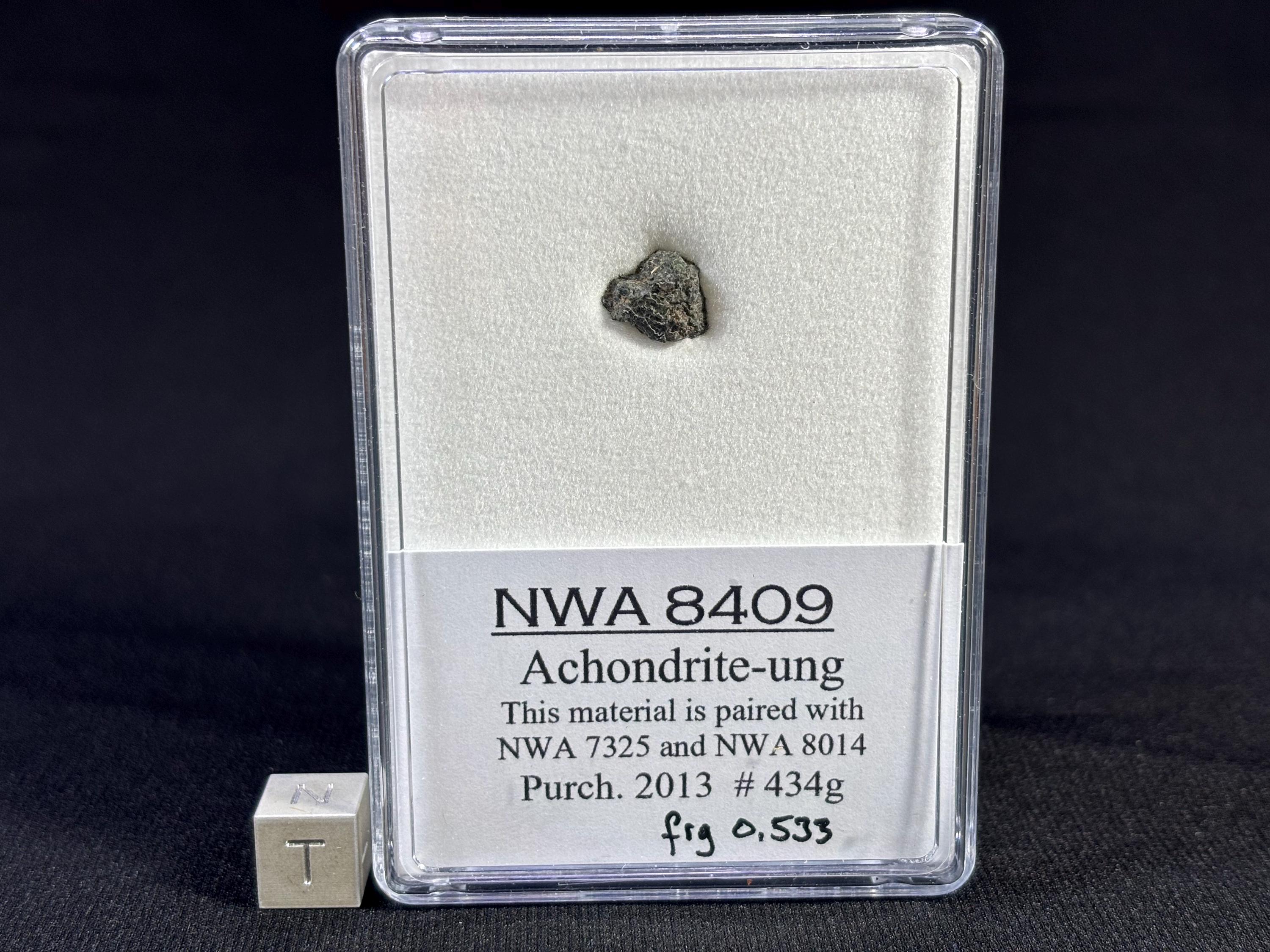 NWA 8409 Meteorite: Rare Ungrouped Achondrite Fragment (0.533g) - Etsy