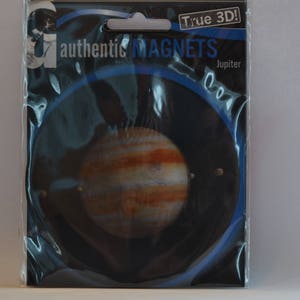 3D - Cuscinetto magnetico spaziale - Plantet Jupiter - rotondo - diametro 9 cm