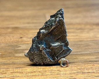 Campo del Cielo Iron Meteorite Pendant: Natural Argentina Meteorite, 12g
