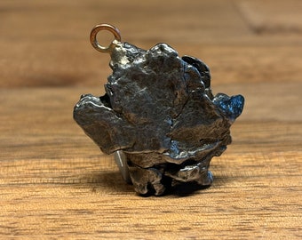 Campo del Cielo Iron Meteorite Pendant: Argentina, 13g