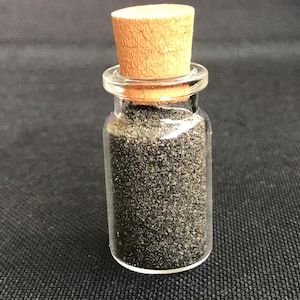 SEMERU - volcano - black sand sample - from Java - Indonesia - Natural - self collected - no treatment - amazing collectors specimen - 11 g