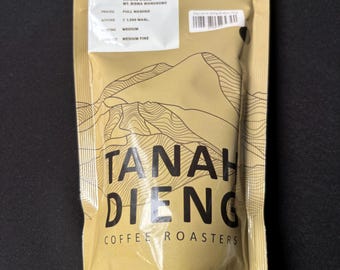 Tanah Dieng Kaffee - Arabica-Pulverkaffee - 100 g - Premium Qualität - Java Kaffee - aus Dieng Highlands - gebrauchsfertig - natürlicher Kaffee